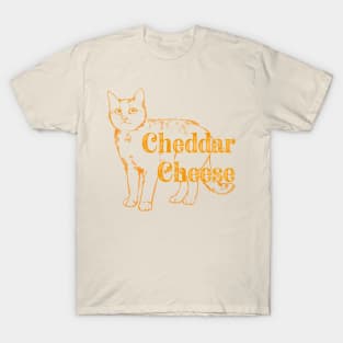 Cheddar Cheese Cat T-Shirt